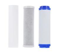 3 Pezzi Filtro per Depuratore D’acqua a Cotone PP e Carbone Attivo | Riduce Cloro e Impurità Oltre 0, 3 Micron, per Acqua Potabile Domestica e Prefiltrazione Casa