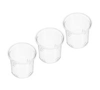 3 Pezzi Filtro per Tè in Vetro Staccabile per Teiera da 400 Ml