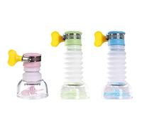 3 pezzi filtro rubinetto filtro acqua, booster doccia cucina filtro acqua rubinetto, 360 gradi regolabile rubinetto acqua filtro estensione doccia rubinetto bagno estensore kit casa(3colori)