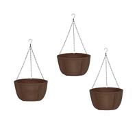 3 Pezzi Fioriere da Appendere 10/12in per Piante da Interno Esterno Non Tessuto