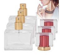 3 pezzi Flacone spray per profumo vuoto, flacone spray in vetro da 30 ml, flacone per profumo in vetro riutilizzabile vuoto Dispenser atomizzatore per profumo cosmetico(rosso)