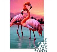 3 Pezzi Flamingo Sunset Scene Set Di Biancheria Da Letto Con Stampa 3D in Microfibra Con Chiusura A Strappo Tropical Beach Art Style Decorazione Per La Camera Da Letto Per Bambini,Ragazzi E Ragaz 38x2
