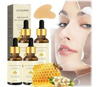 3 Pezzi Flysmus Naturalvital Vintage Advanced Bee Venom Siero Natural Vital Bee Venom Essence Flysmus Naturalvital Bee Venom Essence Antirughe e 1 Tavola Gua Sha