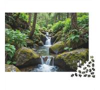 3 Pezzi Forest Stream Set Di Biancheria Da Letto Con Stampa 3D Morbida Microfibra Con Chiusura A Strappo Nature Serene Landscape Decorazione Per La Camera Da Letto Per Ragazzi E Ragazze 52x38cm/1000pc
