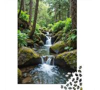 3 Pezzi Forest Stream Set Di Biancheria Da Letto Con Stampa 3D Morbida Microfibra Con Chiusura A Strappo Nature Serene Landscape Per Tutte Le Stagioni Per Bambini,Ragazzi E Ragaz 52x38cm/1000pcs