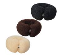 3 Pezzi Formatore per Chignon a Ciambella, in Nailon, per Donne | Elastico e Morbido, Comodo da Indossare, per Hairstyling e Barbershop, Dona un Raccolto Soffice
