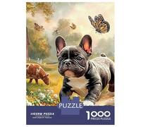3 Pezzi French Bulldog Farm Set Di Biancheria Da Letto Con Stampa 3D in Microfibra Copripiumino Con Cerniera Bulldog in Blooms Per Tutte Le Stagioni Per Bambini,Ragazzi E Ragaz 70x50cm/1000pcs