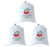 3 pezzi Frutta Frutta Fresco Contenitore Sacchetti con coulisse Riutilizzabili Ciliegie Lavabili Mirtilli Mango Sacchetto di Preservazione per Insalata Verdure, Verdure e Frutta
