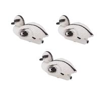 3 pezzi galleggiante giallo anatroccolo realistico plastica anatra ornamento per stagno per pesci per giardino piscina pesca stagno decorazione 'acqua (C)