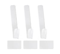 3 pezzi Ganci a forma di V in acrilico trasparente per cappelli da baseball, appendi cappello adesivo a parete, organizzatore che tiene 10 cappelli, porta cappelli salvaspazio per (Trasparente)