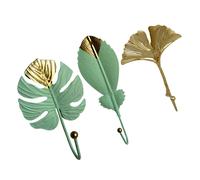 3 pezzi ganci per cappelli pratici a forma di foglia ganci alla moda