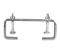 3 pezzi - Gancio di Montaggio EUROLITE TCH-50/20 Argento per Tubi 45-50mm, Capac