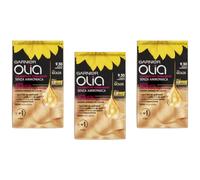 3 pezzi GARNIER OLIA Colorazione Permanente 9.30 BIONDO CARAMELLO colore capelli