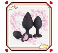 ̤ ̤ ̤α̤ ̤ ̤ρ̤ ̤ ̤ ̤ 3 Pezzi Giocattoli In Silicone A Forma Di Cuore, Gemme Rosa, Oggetti Di Scena Per Giochi Di Fitness, Regali Per Uomini E Donne