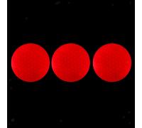 3 Pezzi Glow In Dark Red LED illumina Pallone da Golf Dimensione Ufficiale