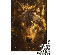 3 Pezzi Golden Wolf Eyes Set Di Biancheria Da Letto Stampa 3d in Microfibra Copripiumino Con Cerniera Wild Animal Portrait Decorazione Per La Camera Da Letto Per Bambini,Ragazzi E Ragaz 70x50cm/1000pc