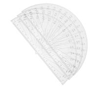 3 Pezzi Goniometro Multifunzione in Plastica 180 Gradi per Disegno