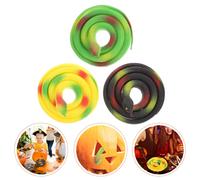 3 pezzi grandi serpenti di gomma novità halloween serpenti falsi dolcetto