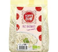 3 pezzi * Happy Bio Basmati Riso Semicompleto, 500 g