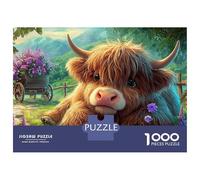 3 Pezzi Highland Cow Set Di Biancheria Da Letto Con Stampa 3D in Microfibra Con Chiusura A Strappo Enchanted Forest Decorazione Per La Camera Da Letto Per Bambini,Ragazzi E Ragaz 70x50cm/1000pcs