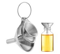 3 pezzi Imbuto in Acciaio Inox, Mini Imbuto da Cucina, Piccolo Imbuto Impilabile, Imbuti per marmellata in Acciaio Inossidabile, per trasferire marmellata, oli da cucina, liquidi, polvere, fagioli