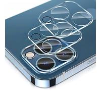 [3 Pezzi] imluckies Pellicola Fotocamera Compatibile con iPhone 12 Pro Max 6,7 pollici, Vetro Temperato con Cerchio Notturno, HD Trasparente, Durezza 9H, Anti Graffio Protezione Lente Pellicola