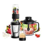 3 Pezzi In 1 Robot Da Cucina Multifunzionale 700W Frullatore Portatile Personale Tritatutto E Macinacaffè A Secco Mescolare Energicamente