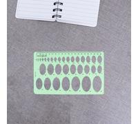 3 pezzi in 1 set Modelli di disegni multiuso Misurazione righelli geometrici