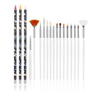3 Pezzi In Strass Di Matite Colorate A Due Teste, 15 Pezzi Penne Manicure, Penne Decorative Per Manicure Arte Fai-Da-Te, Forze Artistiche Di Diamanti Appiccicose, Pins Per Utensili Per Manicure