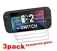 3 pezzi in vetro temperato per Nintendo Switch OLED 3 pezzi pellicola proteggi schermo per Nintendo Switch 2 Switch Lite vetro protettivo