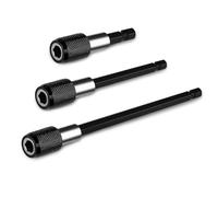 3 pezzi Inserti per avvitatore,Portainserti magnetico,Punte avvitatore,Porta inserti magnetico,1/4 ", estensore magnetico della punta del trapano, cacciavite, vite del vento e altri per l'impianto