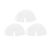 3 Pezzi Inserto per Cappello Protettivo Leggero in Plastica Bianca | Uso Versatile, Installazione Semplice, Si Inserisce nei Cappellini, Adatto a Giardinaggio e Costruzione