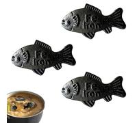3 pezzi Iron Fish, pesce di ferro per cucinare, fonte di ferro naturale per zuppe e stufati, pesce di ferro ideale per vegani e atleti, alternative ai preparati di ferro