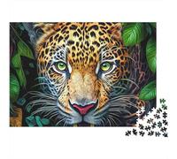 3 Pezzi Jaguar Face Art Set Di Biancheria Da Letto Stampa 3d Morbida Microfibra Copripiumino Con Cerniera Digital Wildlife Illustration Per Tutte Le Stagioni Per Bambini,Ragazzi E Ragaz 52x38cm/1000pc