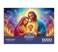 3 Pezzi Jesus - Religion Set Di Biancheria Da Letto Stampa 3d Morbida Microfibra Con Chiusura A Strappo Mary & Baby Jesus Decorazione Per La Camera Da Letto Per Bambini,Ragazzi E Ragaz 70x50cm/1000pcs