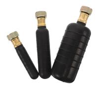3 Pezzi Kit Cuscino di Pulizia per Scarichi, Tubi Neri | Gomma, Collegamento a Tubo Flessibile, per Fognature e Scarichi Lavanderia, Uso in Cucina e Lavori Fai da Te