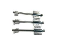 3 pezzi Kit di grimaldelli per serrature civili con lama per casseforti, per AK8 BK7 CK6, strumento di apertura rapida per casseforti