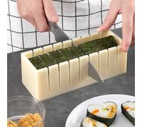 3 pezzi, kit per la preparazione di sushi, macchina per sushi DIY, stampo per riso giapponese per rotoli di sushi, accessori per bento, utensili da cucina domestici Tagli Unica,girare,Piazza,A forma d