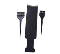 3 Pezzi Kit Pettine per Tintura Chioma Nero, Spazzola Piega | Uso Domestico per Tinta Nera, Aiuta a Evitare Contatto con Radice, Pratica per Autotrattamento