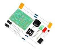 3 Pezzi Kit Pratico di Elettronica Ne555p Multivibratore Astabile | Scheda in Resina Epossidica, Guida Operativa e Diagrammi Dettagliati, per Studenti e Laboratori Stem