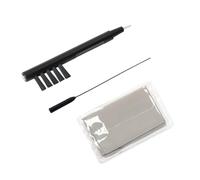 3 Pezzi Kit Pulizia Appar e cchi Acustici Multifunzione Spazzola | Bastoncino per Canale, Rimozione Cerume e Residui, Plastica Abs, Accessorio per Batterie Magnetiche Colore Casuale