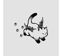 3 Pezzi Kitty Run Adesivi Per Tatuaggi Impermeabili A Lunga Durata Kitty Run Adesivi Per Tatuaggi Con Succo Di Cartone Animato Carino