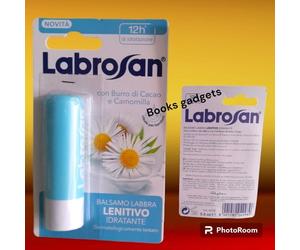 3 Pezzi Labrosan Lenitivo con Camomilla Stick Labbra Idratante Burro Cacao