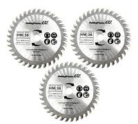 3 pezzi lama per sega circolare compatibile con Bosch Professional GKS 10,8-12 V Standard for Wood Legno 85 x 15 mm 36 denti, accessori batteria sega circolare