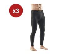 3 PEZZI LEGGINS TECNICO "WRK303" NERO, TG S/M - WRK