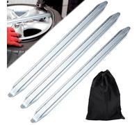 3 Pezzi Leve Smontagomme, Leve Pneumatici Moto da 30 cm con Borsa Nera, Leva Pneumatici Auto, Leva di Montaggio per Pneumatici Attrezzo Smontagomme per Pneumatici per Moto, Biciclette e Auto