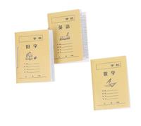 3 Pezzi Libri Pratici per Accessori Miniature per Casa delle Decorazioni per Educativi e Creativi Libri Simulati per Giocattoli e Feste
