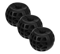 3 Pezzi Limitatore per Avvolgitubo Automatico in Gomma Nera 12 MM | Arresto per Condotte Aria e Acqua, Protegge i Raccordi, Evita L’uscita Eccessiva, per Rulli e Idropulitrici