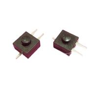 3 pezzi/lotto 12 * 12mm forte luce interruttore torcia XPE Q5 T6 interruttore centrale 3 pin due interruttore on e uno off