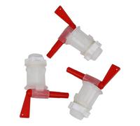 3 pezzi/lotto rubinetto for secchio for imbottigliamento birra, rubinetto di ricambio for fermentatore for la produzione di vino fatto in casa e la distribuzione di birra